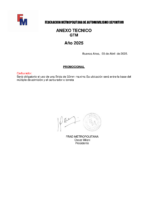 ANEXO TECNICO I 2025