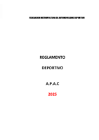 REG.DEPORTIVO 2025 APAC