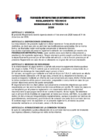 REGLAMENTO TECNICO CITROEN 2026