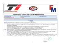 REGLAMENTO TECNICO CLASE SUPER TI 2026