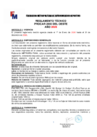 Reglamento tecnico Procar 2000 2026